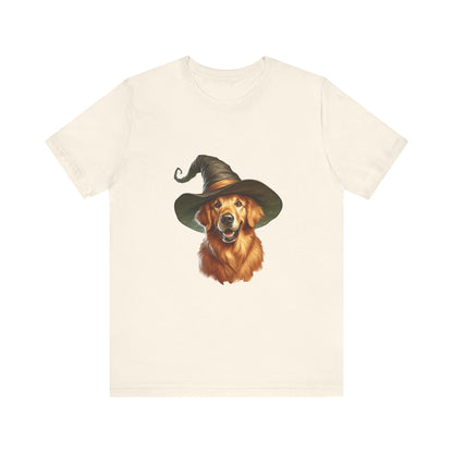 Wizard Golden Retriever Tee