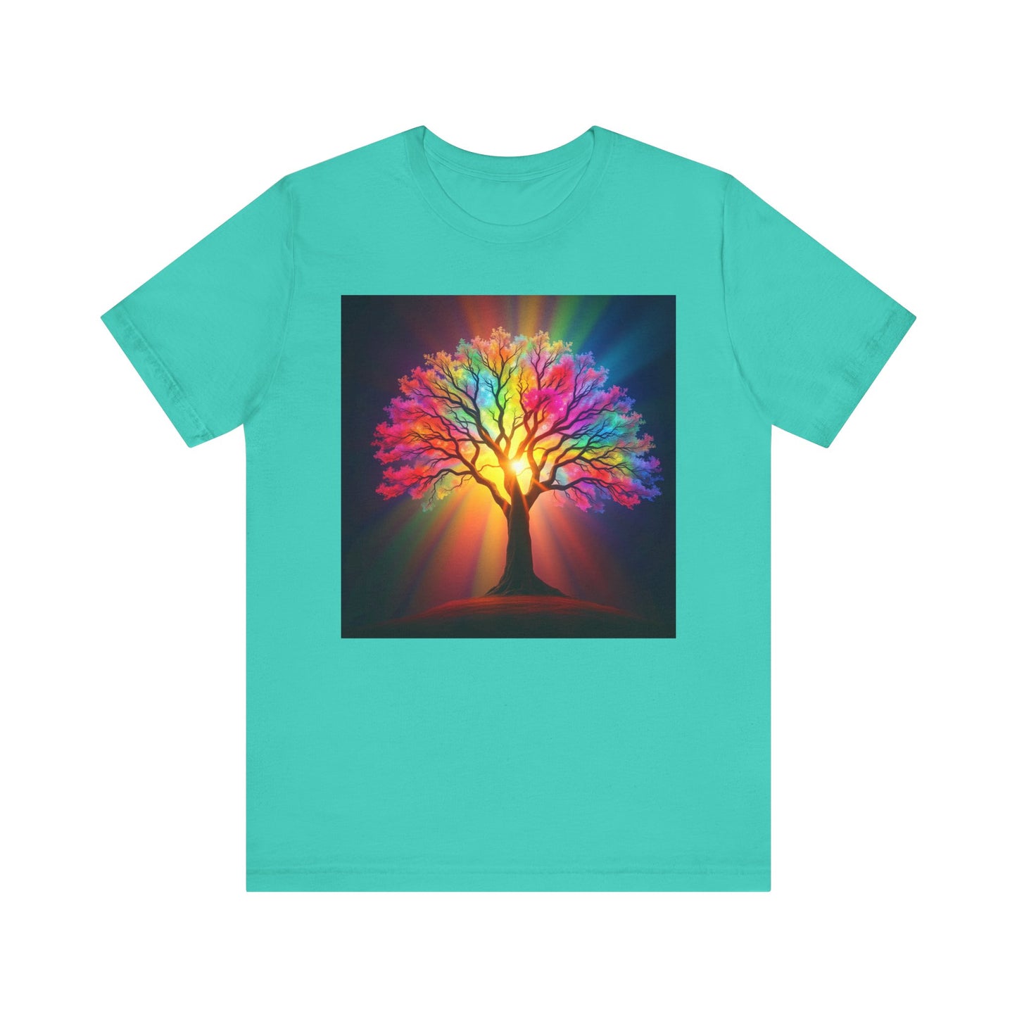 Vibrant Rainbow Tree of Life T-Shirt