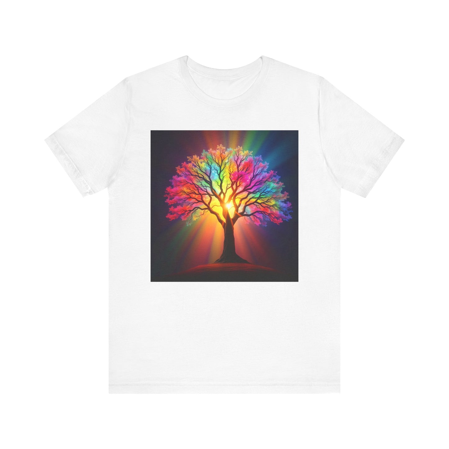 Vibrant Rainbow Tree of Life T-Shirt