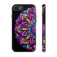 Neon Mandala Tough Phone Cases - Resonating Crystal Creations