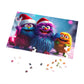 Jigsaw Puzzle - Cute Furry Monsters Christmas