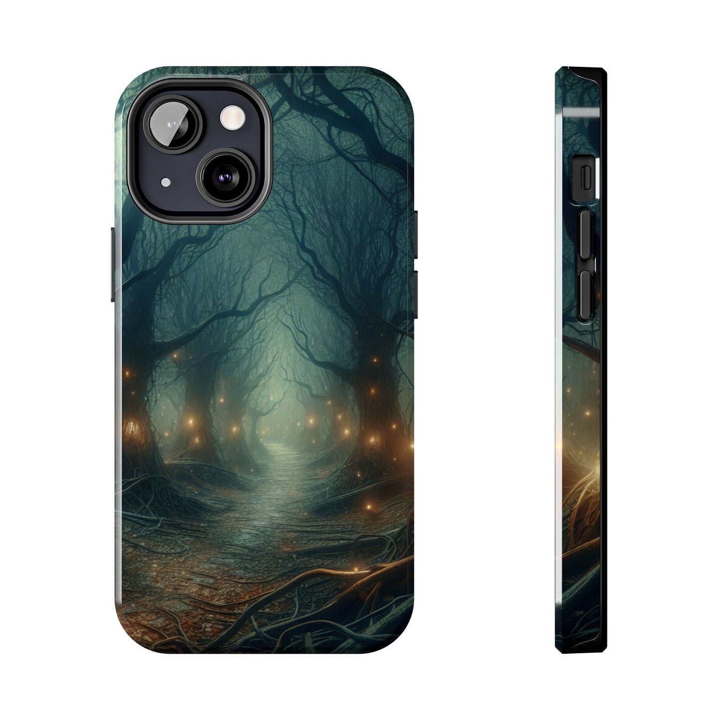 Phone Case, Witches' Road Design, Halloween Gifts, Protective Phone Cover, Spooky Accessories, Unique Phone Cases - Resonating Crystal Creations