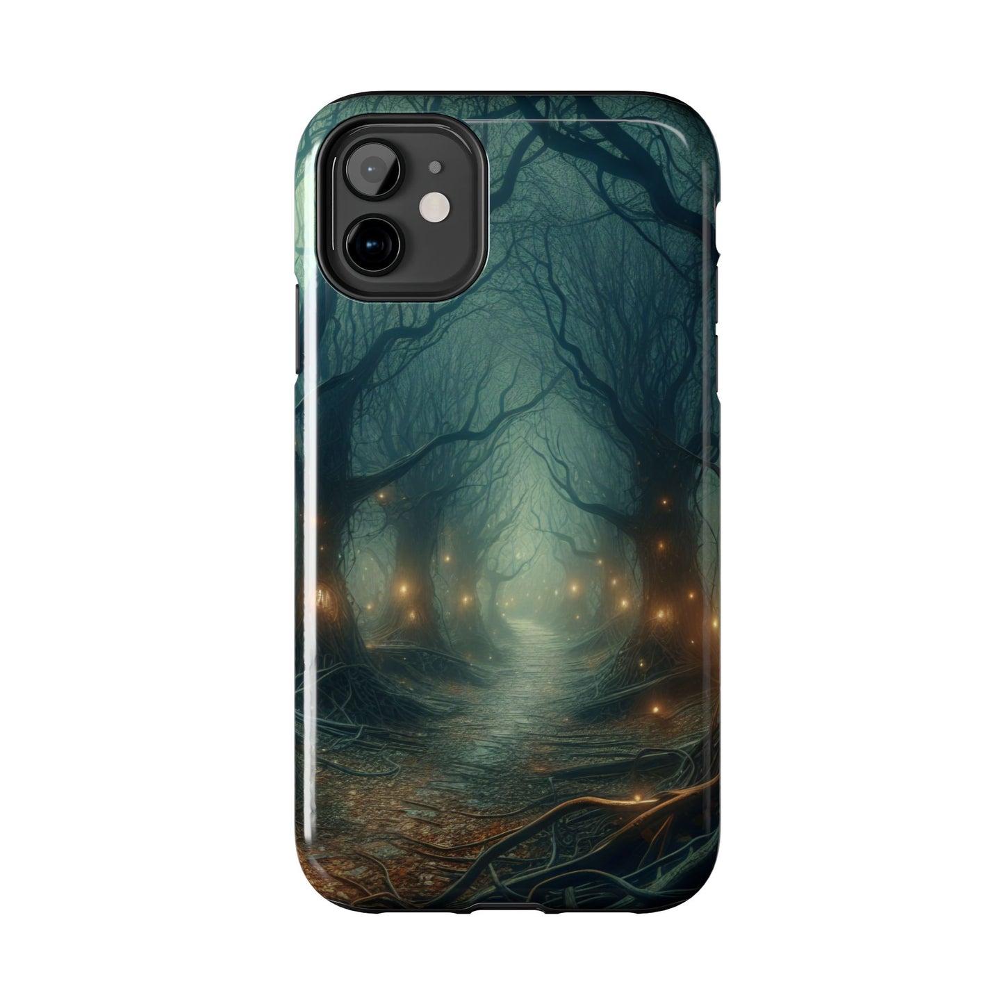 Phone Case, Witches' Road Design, Halloween Gifts, Protective Phone Cover, Spooky Accessories, Unique Phone Cases - Resonating Crystal Creations