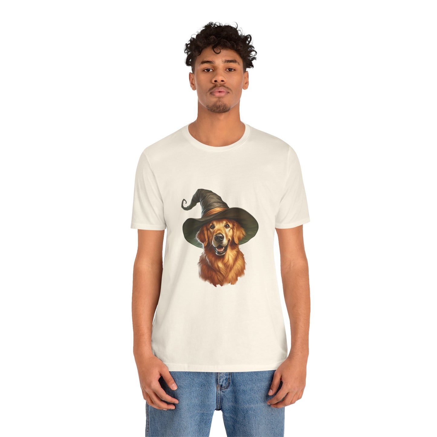 Wizard Golden Retriever Tee