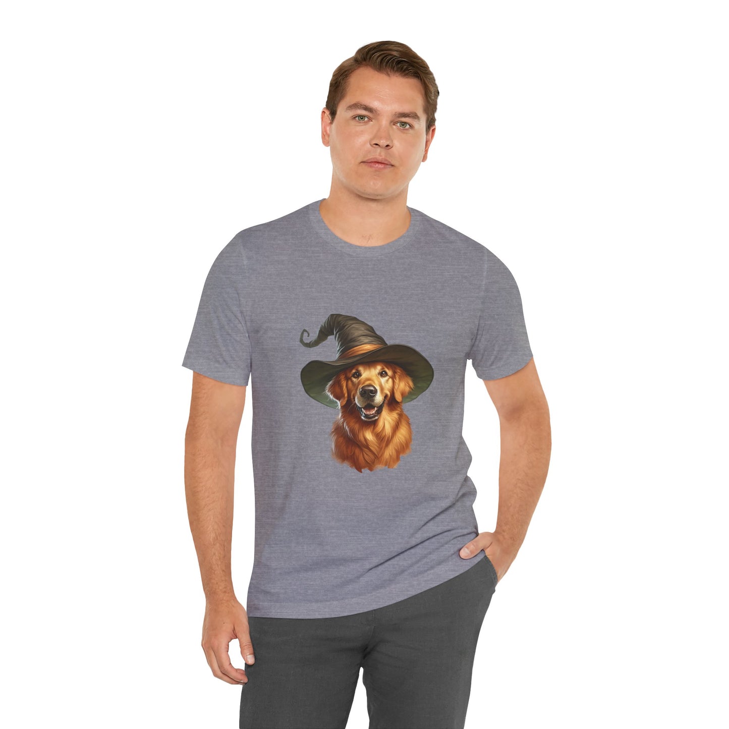 Wizard Golden Retriever Tee