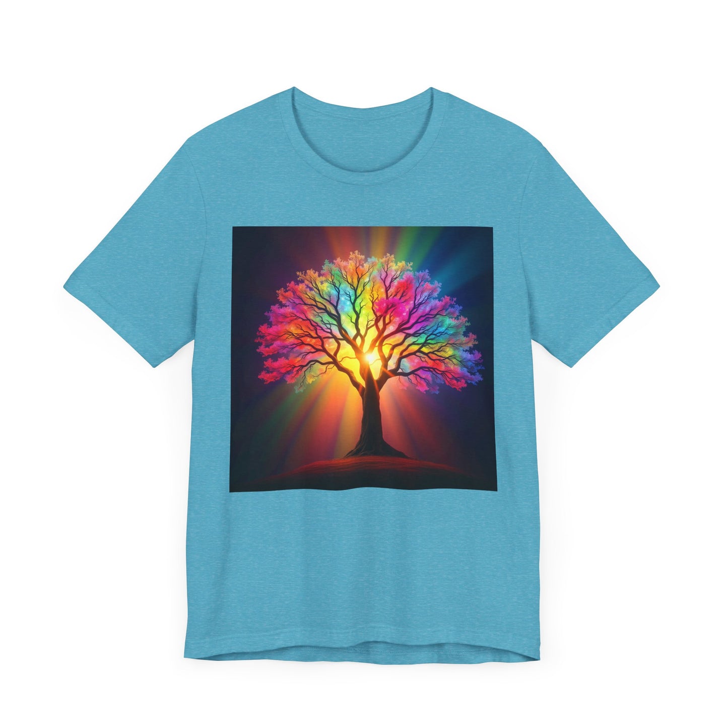 Vibrant Rainbow Tree of Life T-Shirt