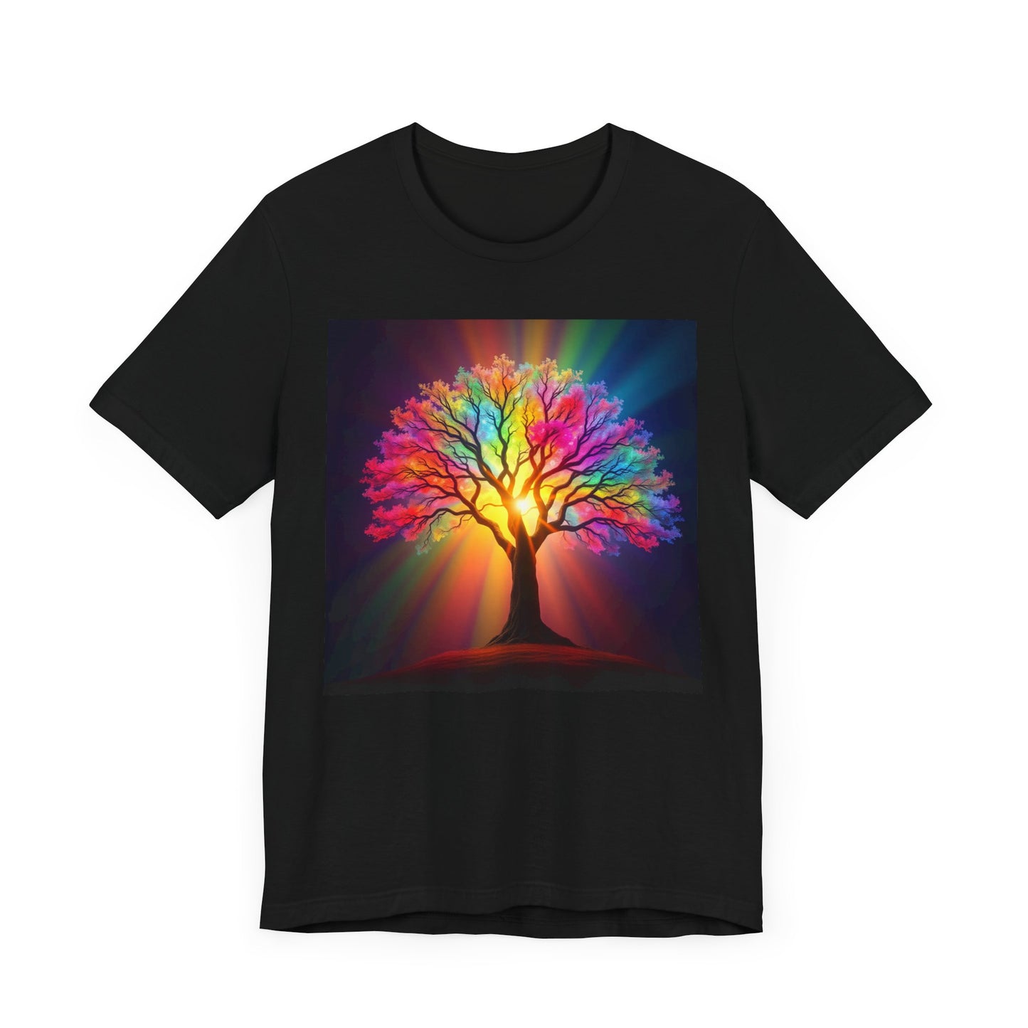 Vibrant Rainbow Tree of Life T-Shirt