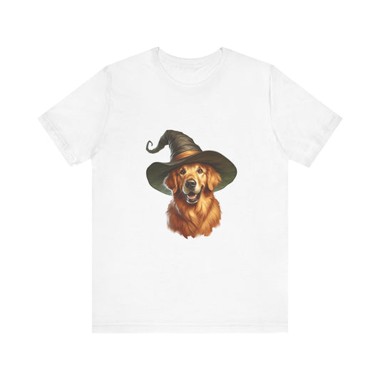 Wizard Golden Retriever Tee