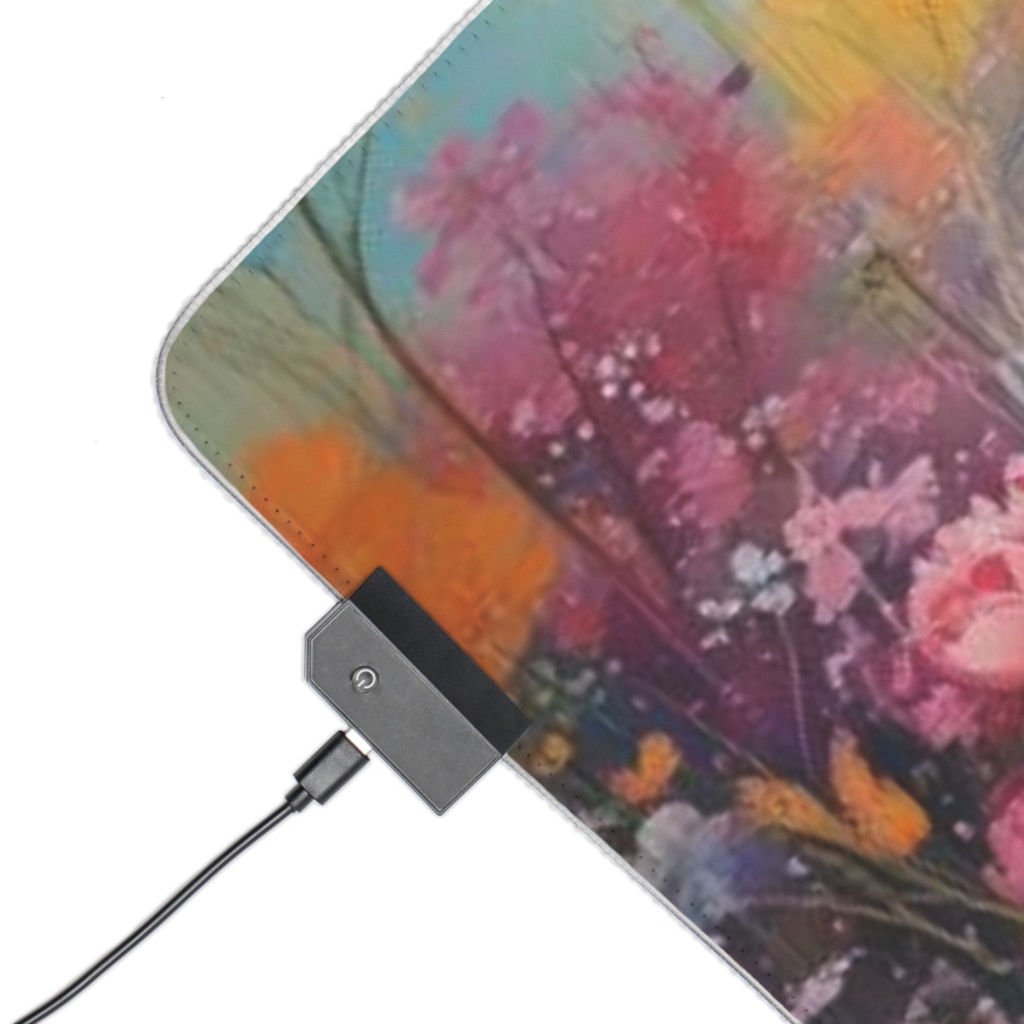 RGB LED Mouse Pad - Wild Flowers