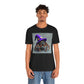 Jumping Spider in Purple Wizard Hat T-Shirt - Resonating Crystal Creations