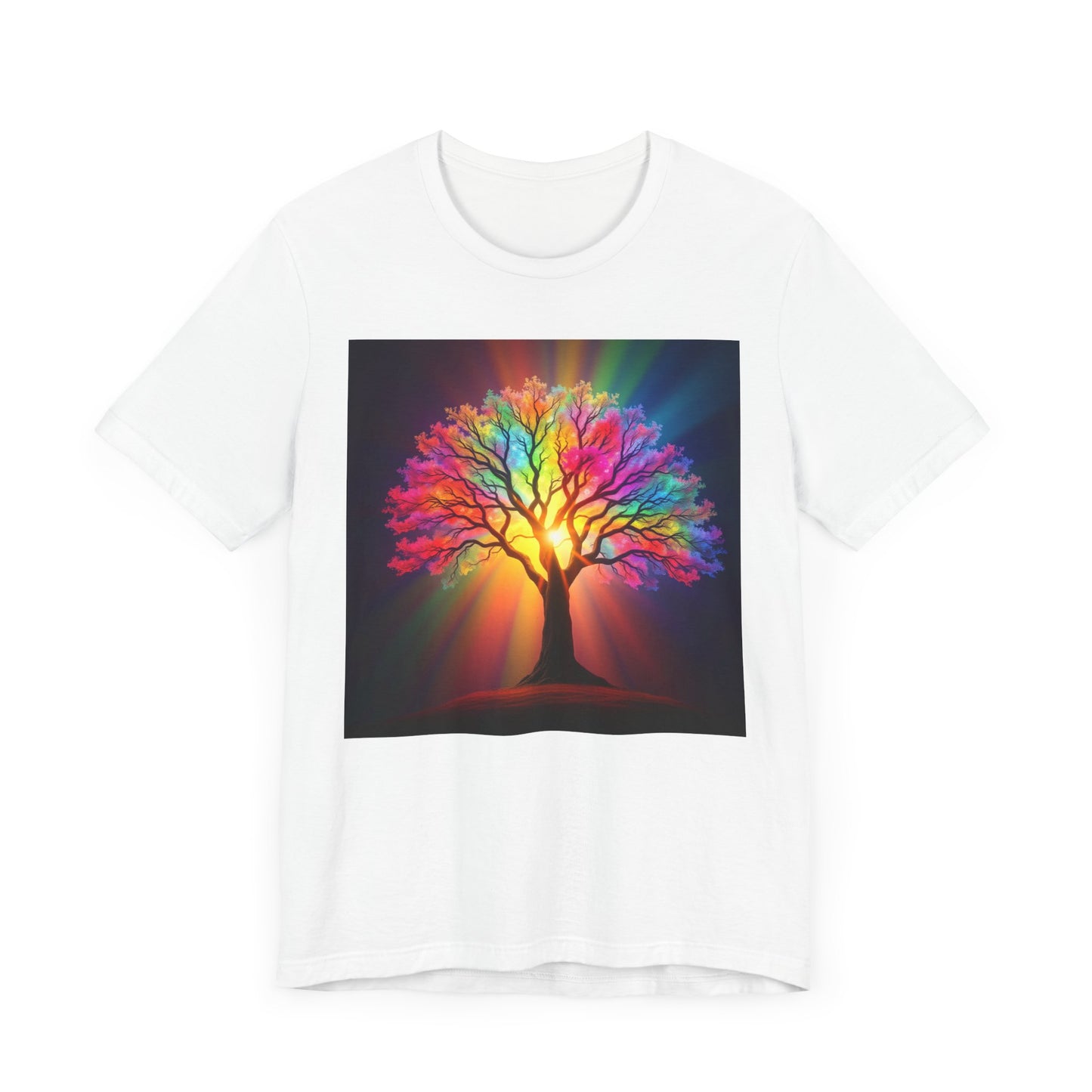 Vibrant Rainbow Tree of Life T-Shirt