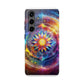 Vivid Geometric Art Tough Phone Cases - Resonating Crystal Creations