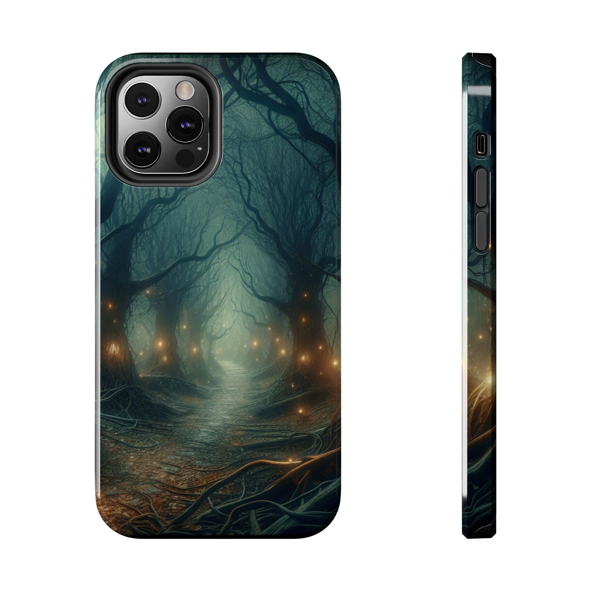 Phone Case, Witches' Road Design, Halloween Gifts, Protective Phone Cover, Spooky Accessories, Unique Phone Cases - Resonating Crystal Creations