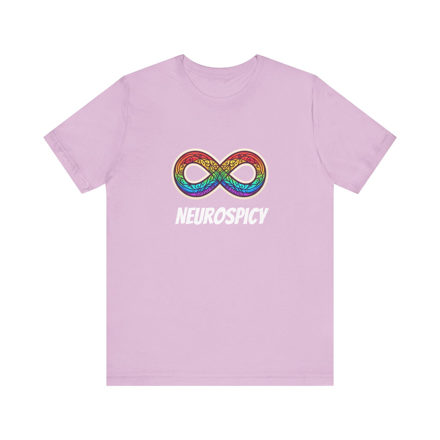 Neurospicy T-shirt with Neurodiverget Infinity Symbol, Unisex Tee, Awareness Shirt, Autism Gift, Neurodiversity Clothing - Resonating Crystal Creations