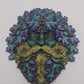 Greenman with Green and Purple Leaves