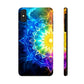 Radiant Rainbow Mandala Tough Phone Case – Vibrant Protection with Spiritual Flair - Resonating Crystal Creations