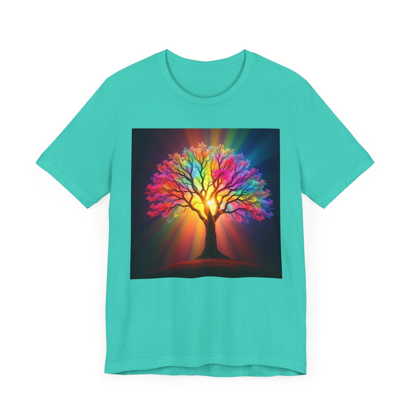 Vibrant Rainbow Tree of Life T-Shirt