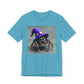 Jumping Spider in Purple Wizard Hat T-Shirt - Resonating Crystal Creations