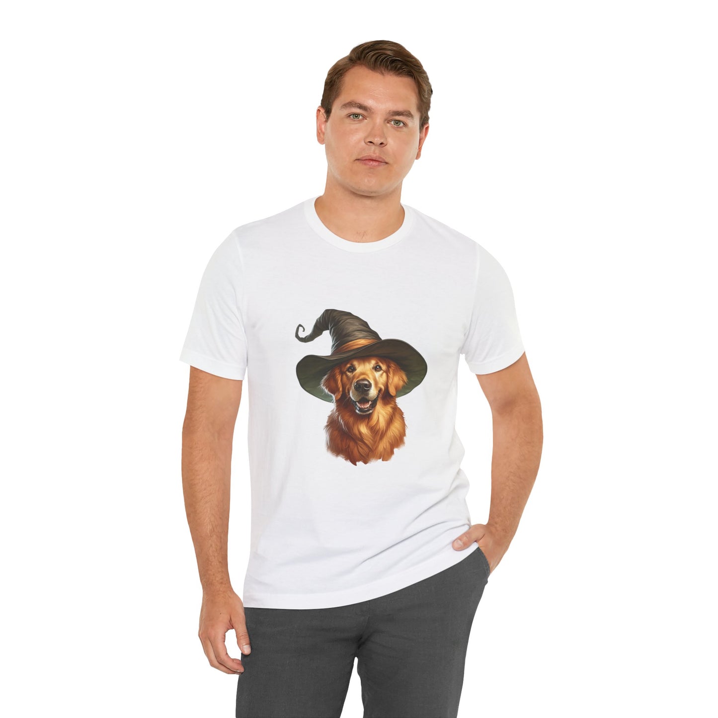 Wizard Golden Retriever Tee