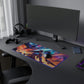 RGB LED Mouse Pad - Anime Girl Warrior Design