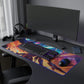 RGB LED Mouse Pad - Anime Girl Warrior Design