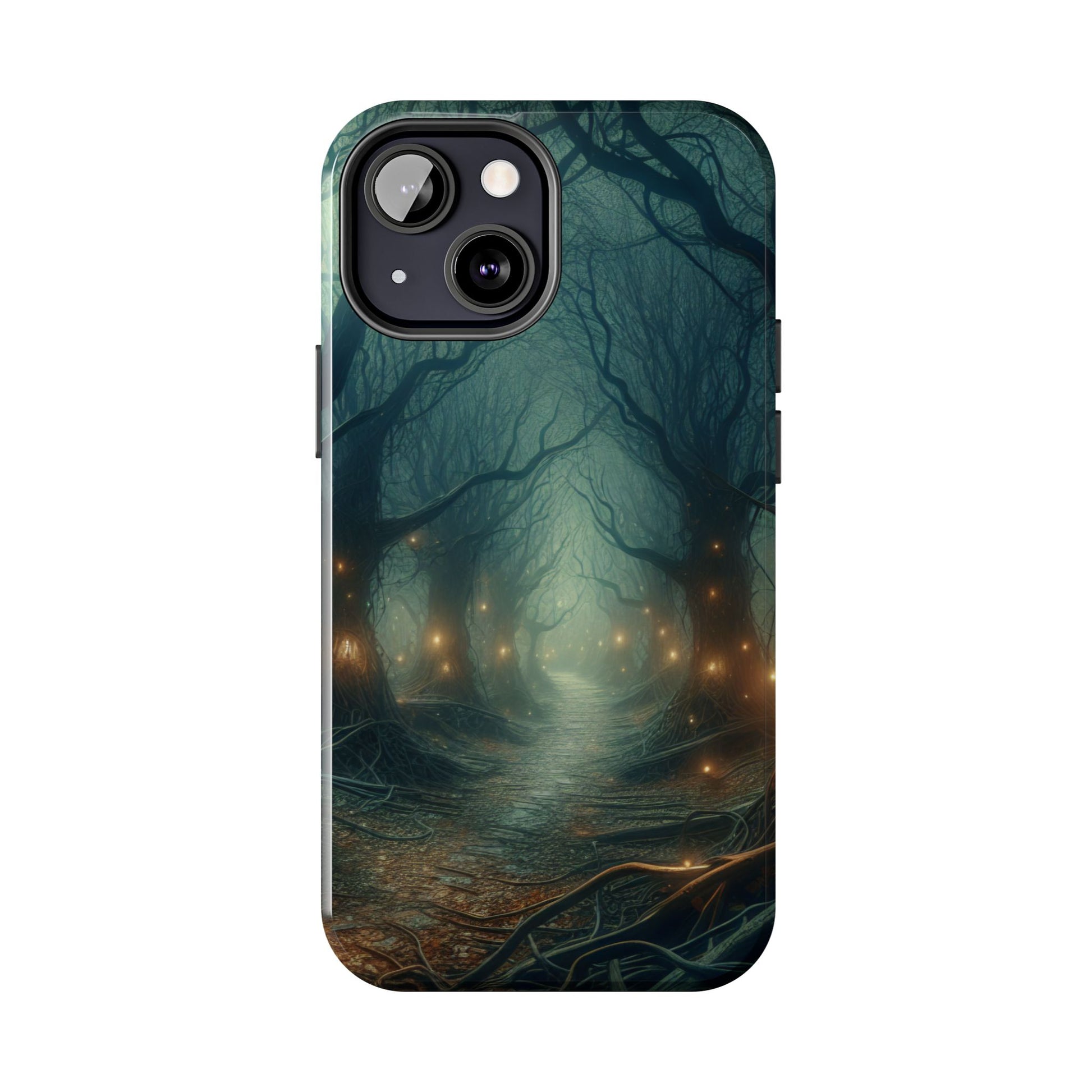 Phone Case, Witches' Road Design, Halloween Gifts, Protective Phone Cover, Spooky Accessories, Unique Phone Cases - Resonating Crystal Creations