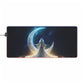 RGB LED Gaming Mouse Pad - Moon Goddess Design