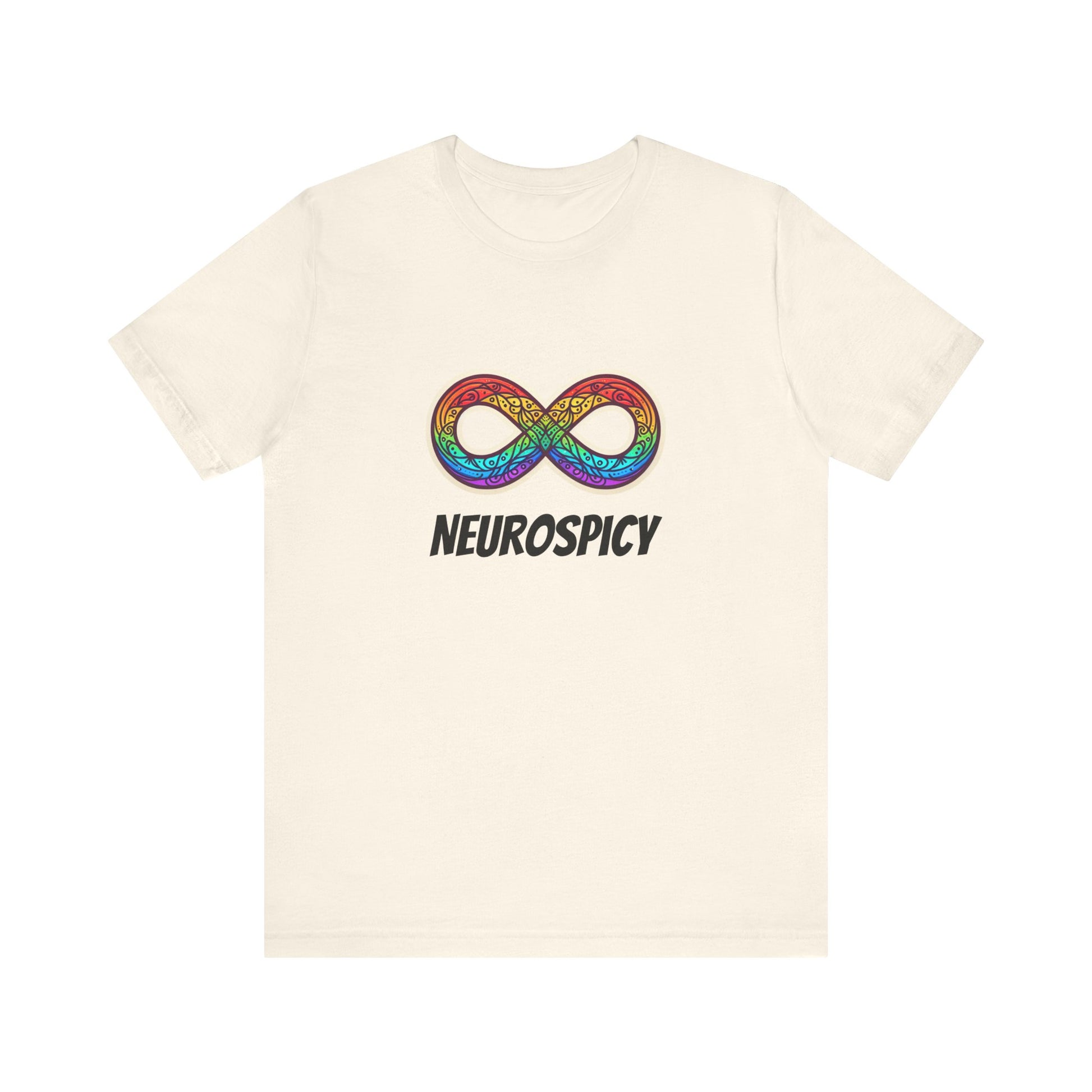 Neurospicy T-shirt with Neurodiverget Infinity Symbol, Unisex Tee, Awareness Shirt, Autism Gift, Neurodiversity Clothing - Resonating Crystal Creations