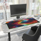 RGB LED Mouse Pad - Abstract Rainbow Design