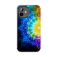 Radiant Rainbow Mandala Tough Phone Case – Vibrant Protection with Spiritual Flair - Resonating Crystal Creations