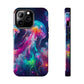 Space Jellyfish Tough Phone Cases - Resonating Crystal Creations