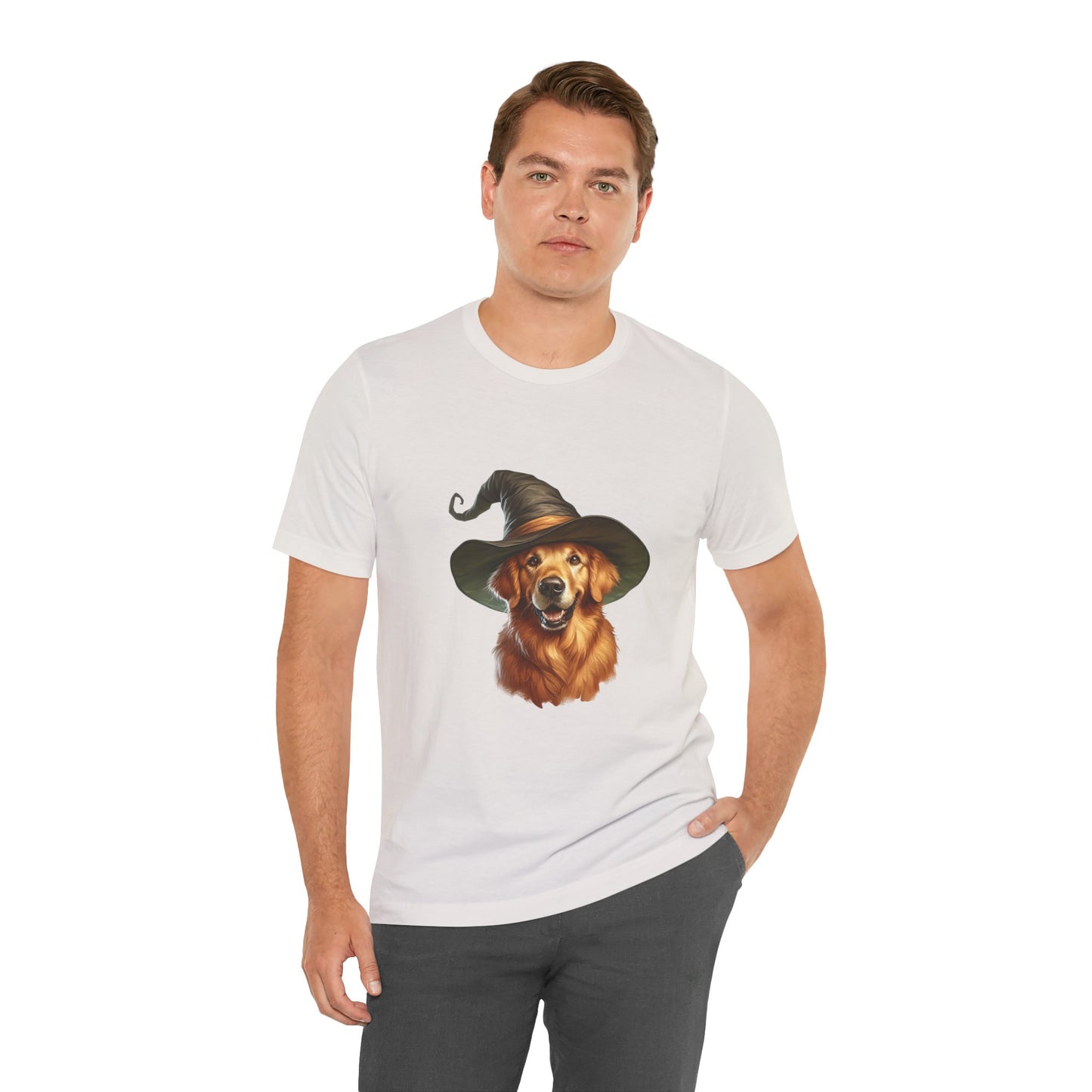 Wizard Golden Retriever Tee