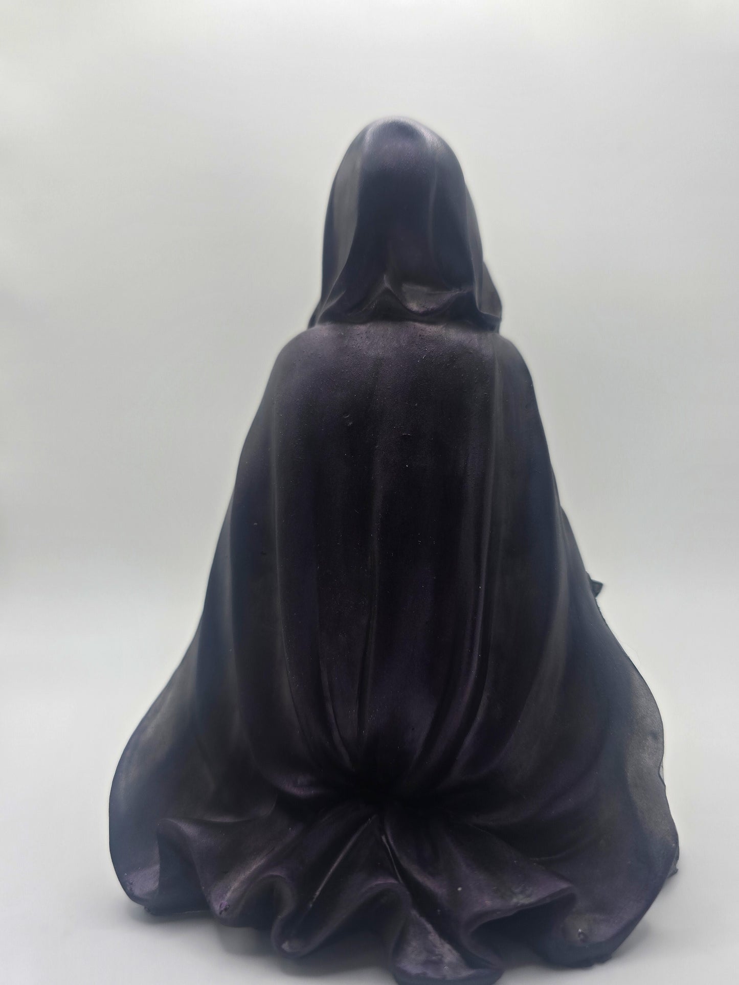 Resin Witch with dark purple cloak