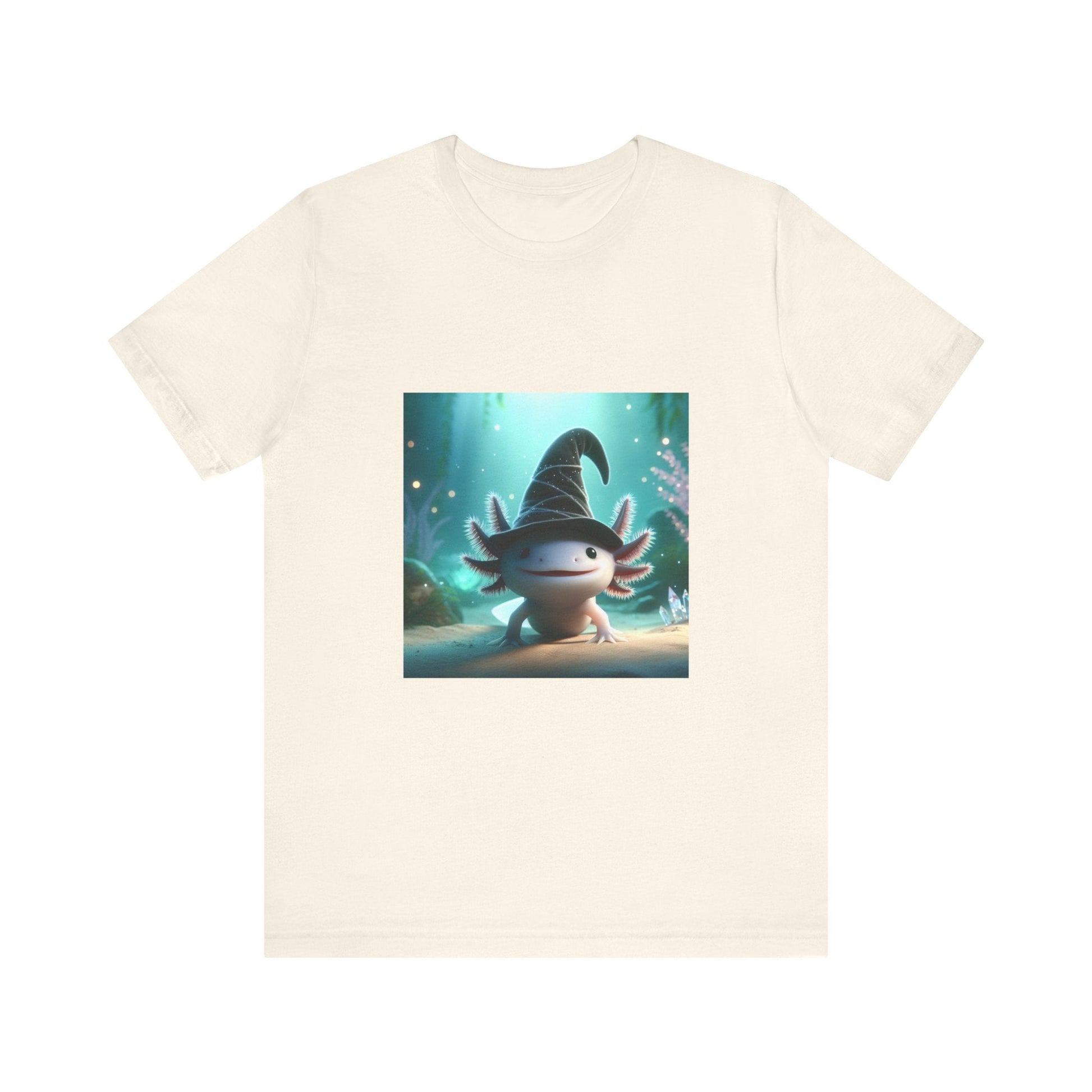 Axolotl Wizard Tee - Resonating Crystal Creations