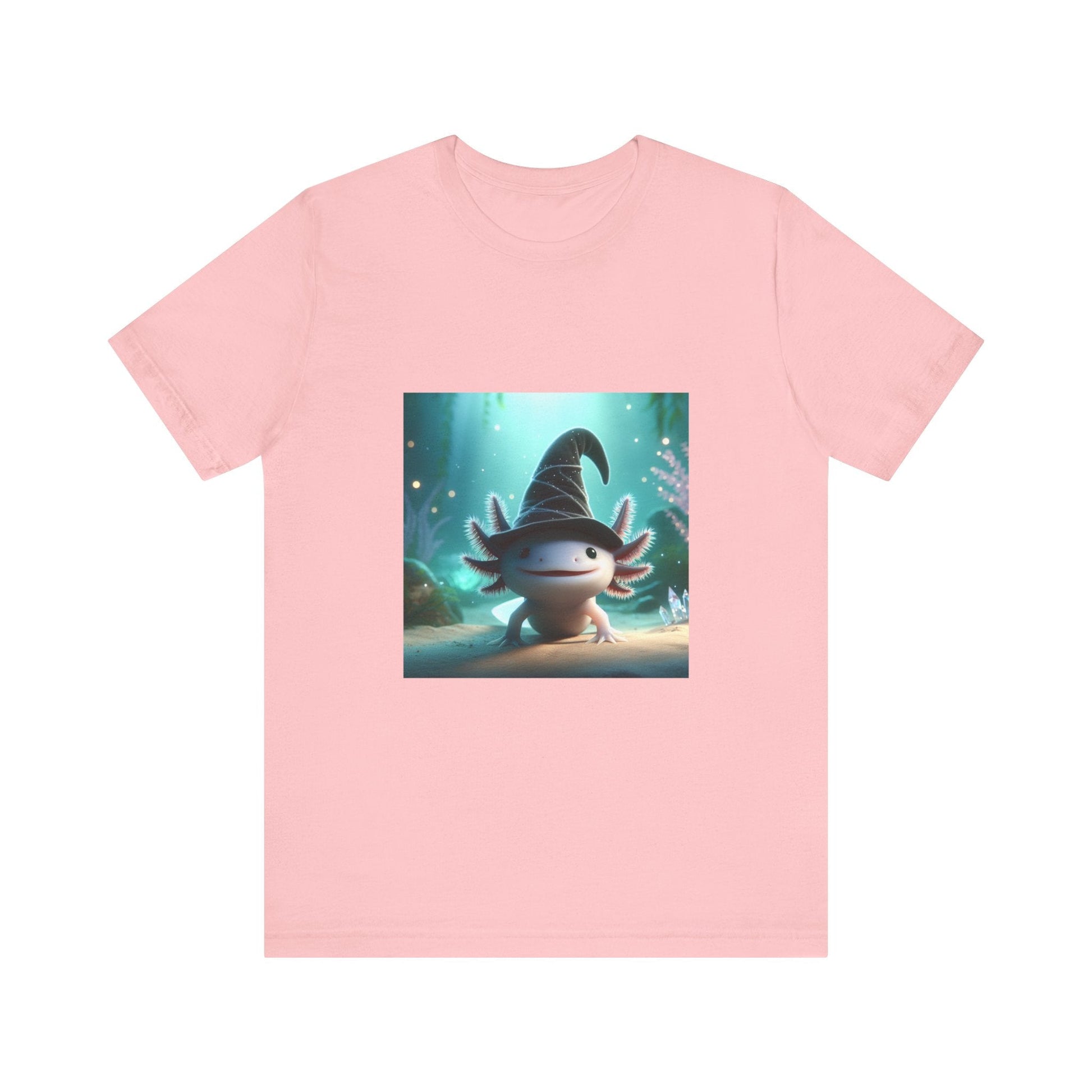 Axolotl Wizard Tee - Resonating Crystal Creations