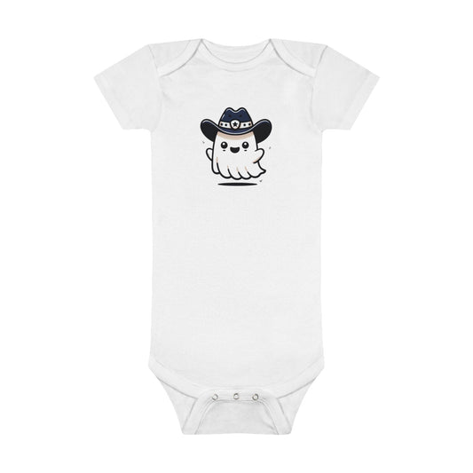 Baby Onesie with Cowboy Ghost - Resonating Crystal Creations