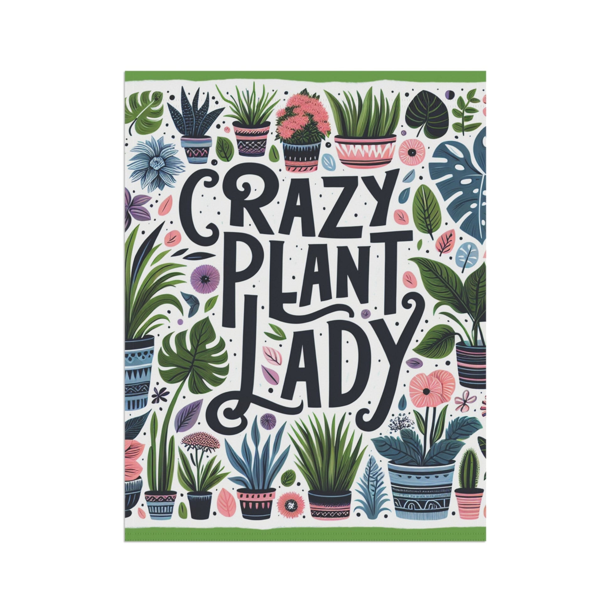 Banner Plant Lady - Resonating Crystal Creations