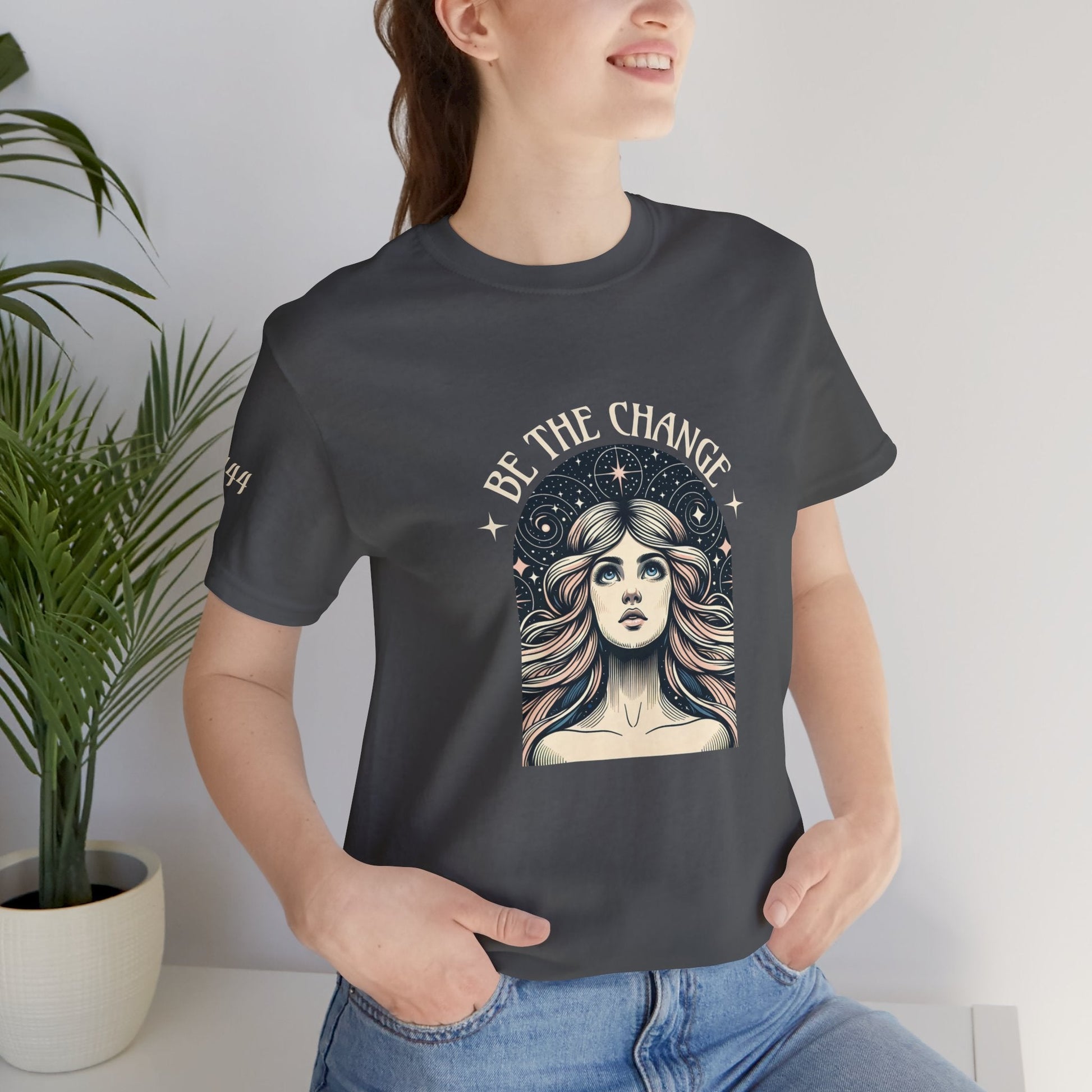 Be the Change Unisex Tee, Activism T-Shirt, Inspirational Shirt, Social Justice Top, Empowerment Clothing - Resonating Crystal Creations