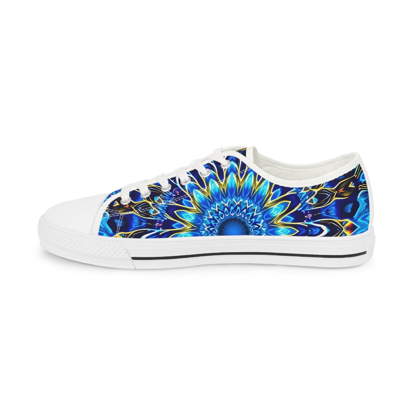 Blue Mandala Sneakers - Resonating Crystal Creations