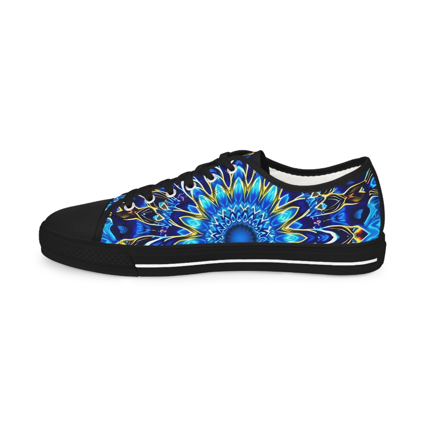 Blue Mandala Sneakers - Resonating Crystal Creations