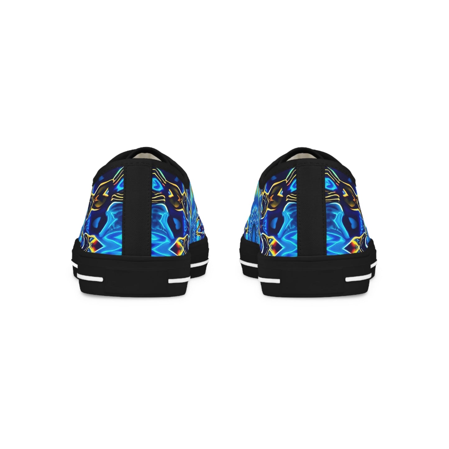 Blue Mandala Sneakers - Resonating Crystal Creations