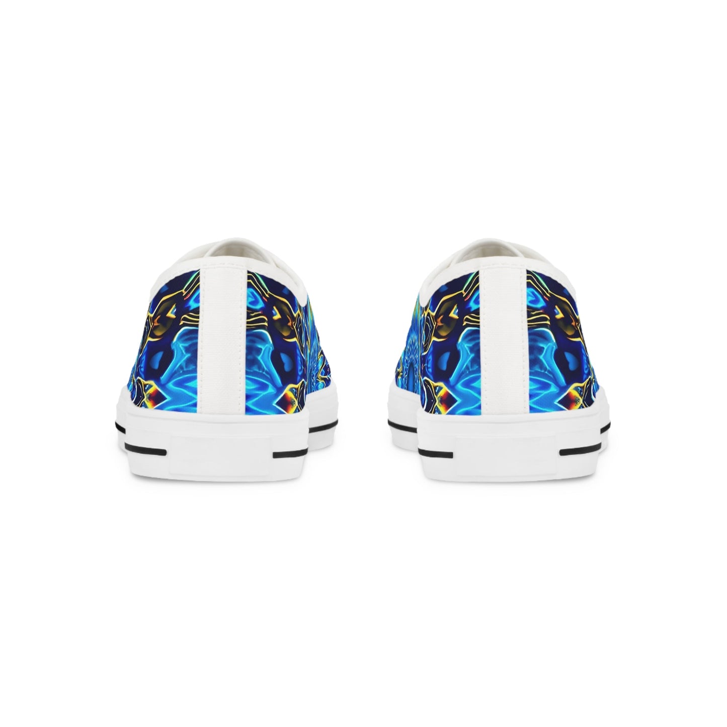 Blue Mandala Sneakers - Resonating Crystal Creations