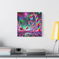 Canvas art: Psychedelic Christmas Candyland - Resonating Crystal Creations