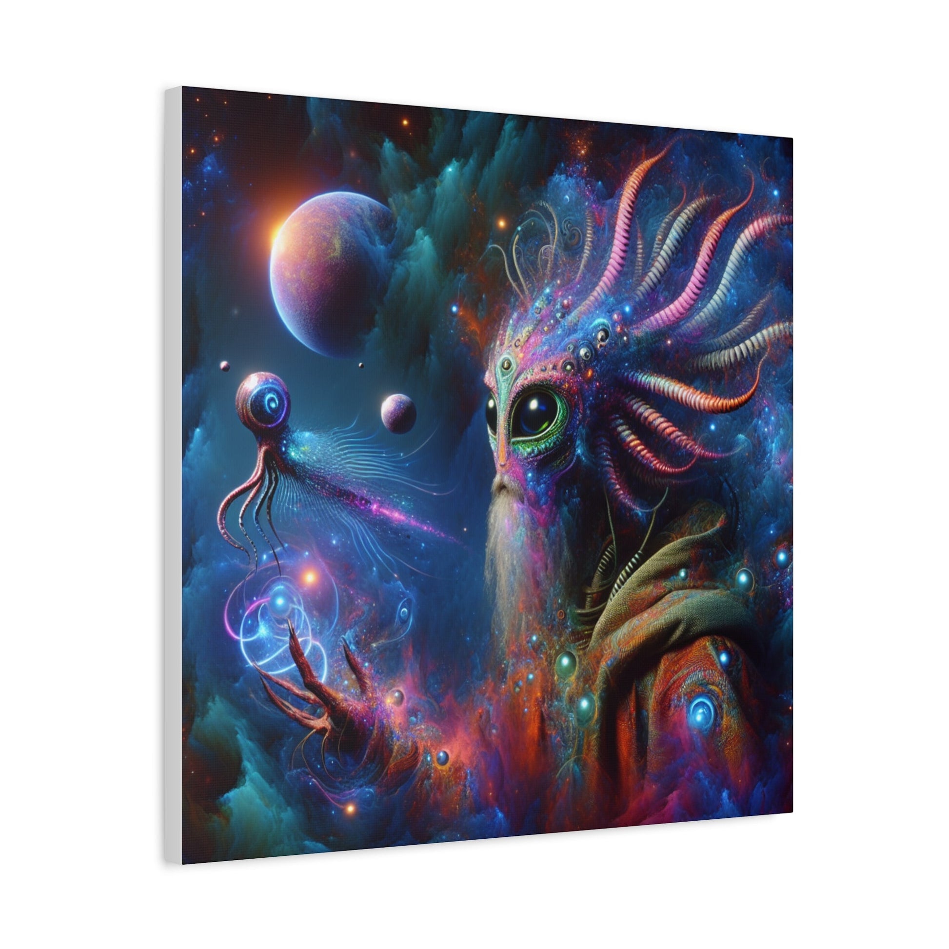 Canvas Print Alien Elder God - Resonating Crystal Creations