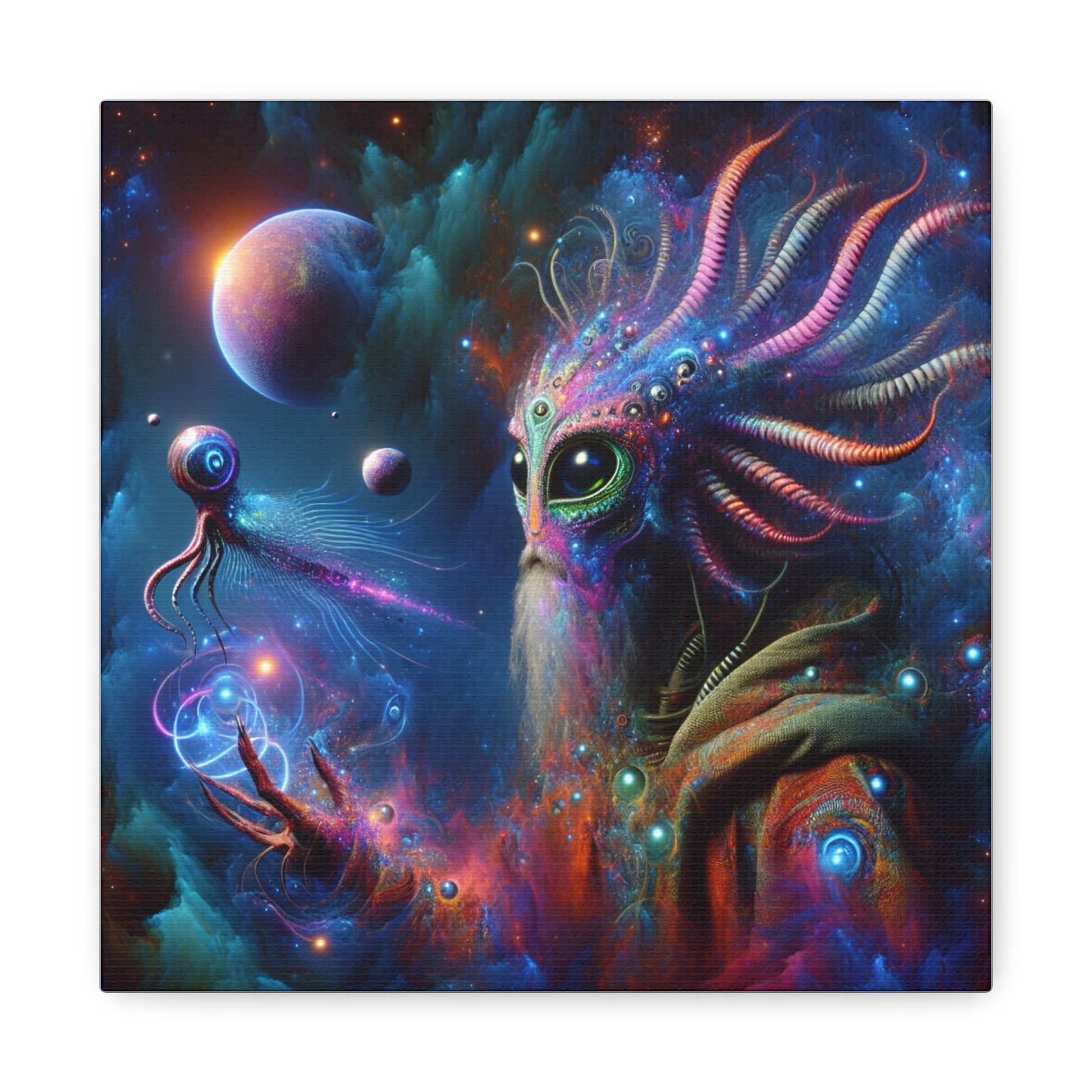 Canvas Print Alien Elder God - Resonating Crystal Creations