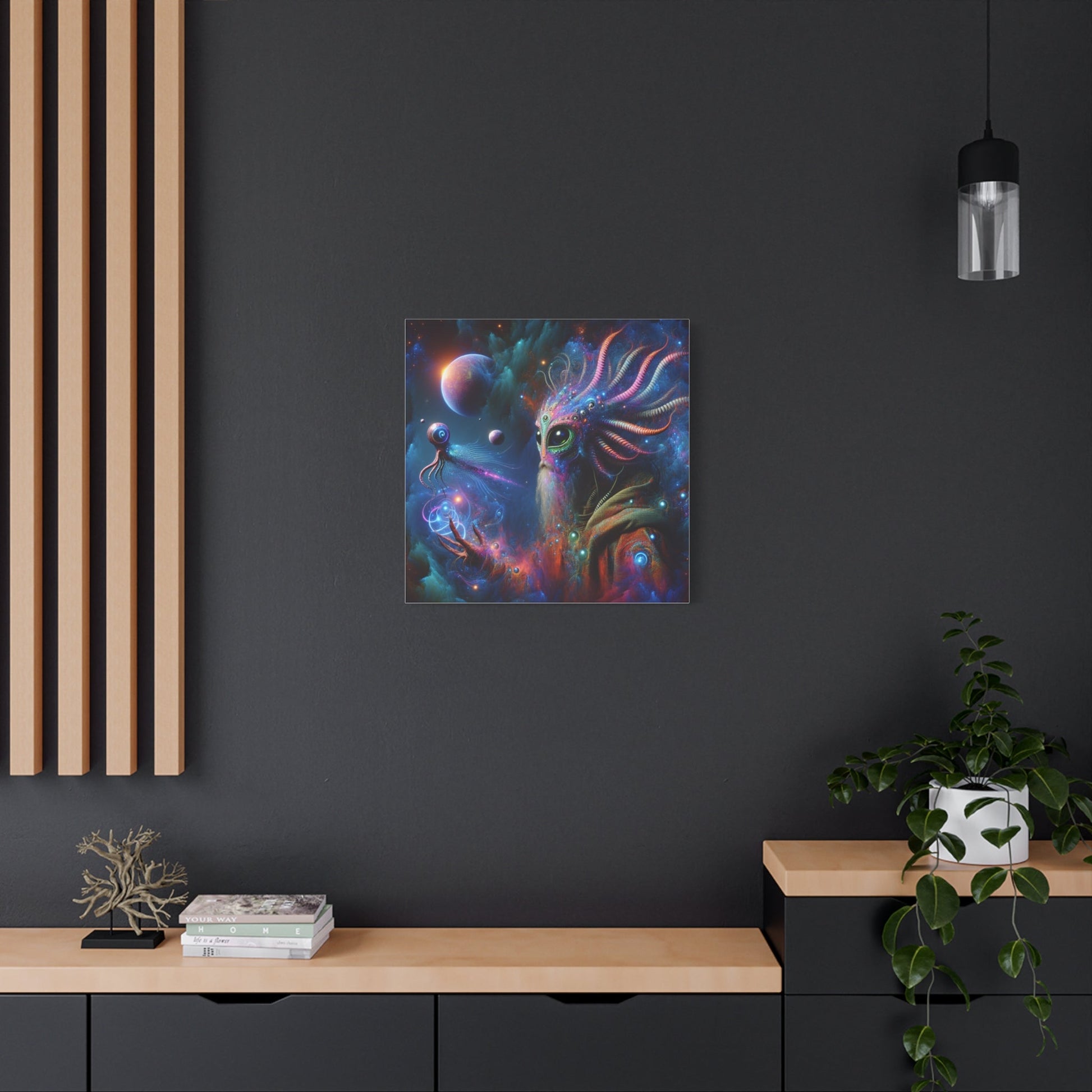 Canvas Print Alien Elder God - Resonating Crystal Creations