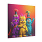 Canvas Print - Cute Monsters Costume Party - Resonating Crystal Creations