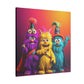 Canvas Print - Cute Monsters Costume Party - Resonating Crystal Creations