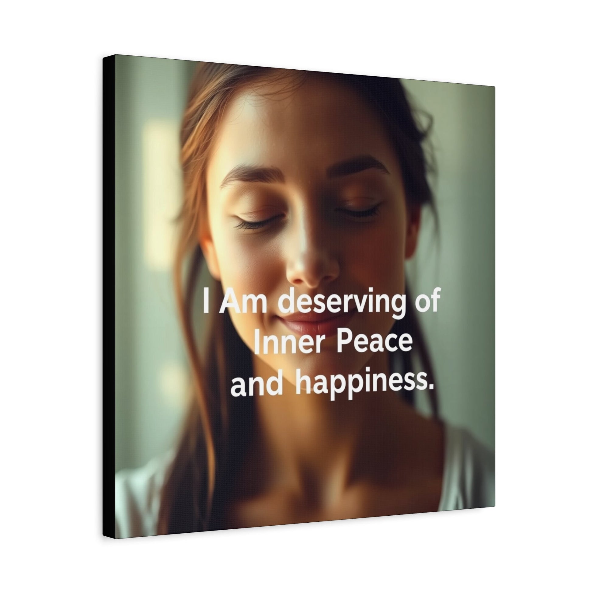 Canvas Print - I am deserving - Resonating Crystal Creations