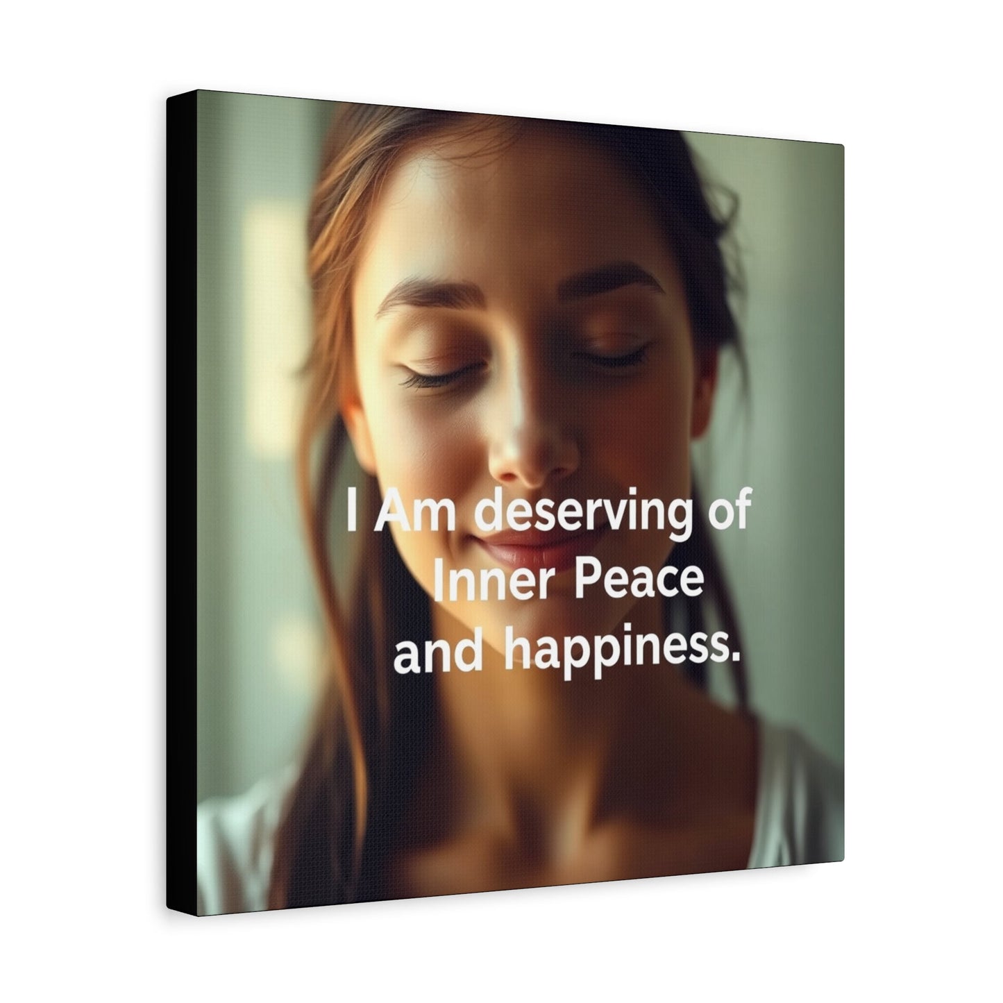 Canvas Print - I am deserving - Resonating Crystal Creations